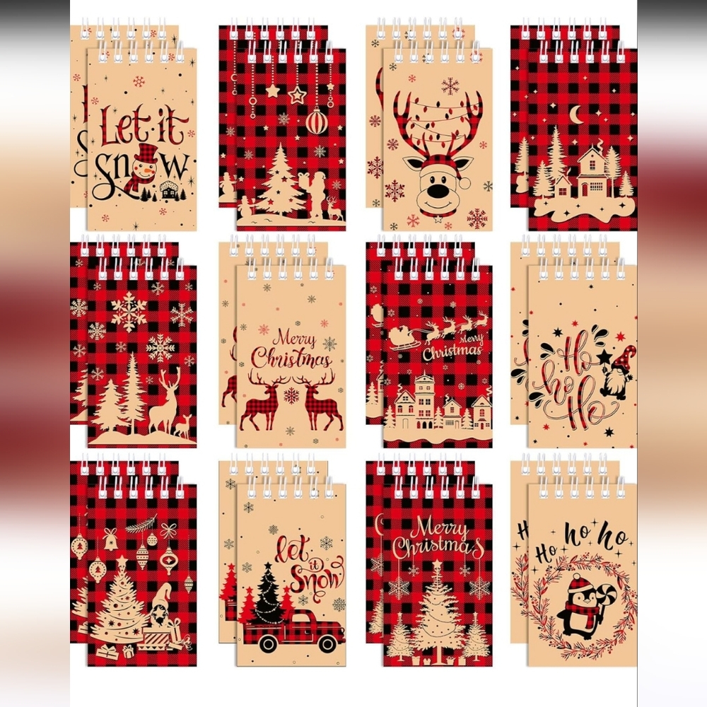 48pack Christmas Pocket Notebooks